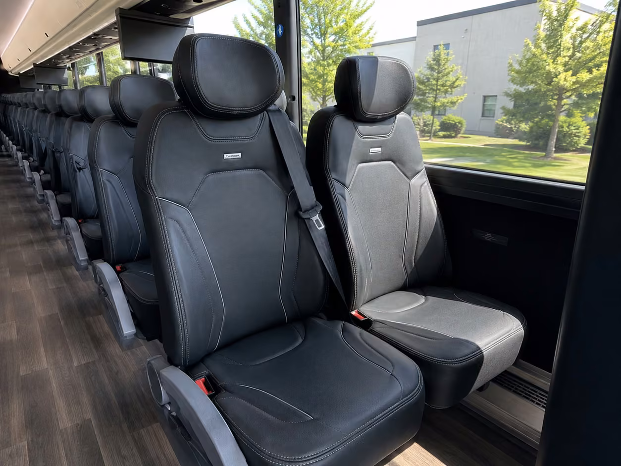 new orleans charter bus interior